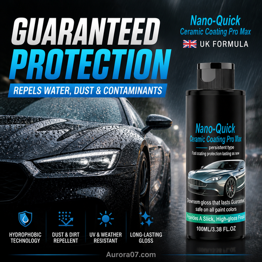 🚗50% OFF NOW! Nano-Quick Ceramic Coating Pro Max – High-Gloss Hydrophobic Car Paint Coating Liquid, Dust & UV Resistant Car Ceramic Sealant for All Vehicle Paint Colors