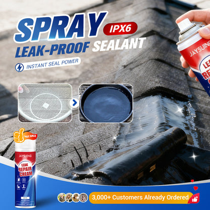 🔥Hot Sale 50% Off !!Leak Repair Waterproof Sealant Spray🎁Free Brush+Sponge Scrubber