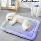 Pet Cooling Mat for Dogs & Cats 🐾 Naturally Cool Ice-Silk Pad • Breathable, Washable & Soft 🌿 For Floors, Sofas & Car Travel • Multiple Sizes • Gradient Colours ☀️🐶🐱
