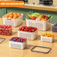 3-PC Fruit Container Set – Removable Colander & BPA‑free