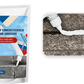Extra-Strength Concrete Crack Adhesive -  Sticks to almost anything & Walk-ready in 5 minutes