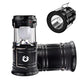 Solar Camping Lantern – Solar charging + USB charging, magnetic base & fold-out hook . Perfect for power cuts, hiking & emergencies.