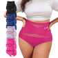 🌸Last Day-As low as £6 each✨Plus-Size High-Waist Cross Tummy Control Panties