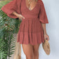 One-piece dress style, slimming and fitting, displays graceful figure!-Open Back Lace Crochet Romper Dress