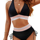 ⏳Last Day Promotion 60% OFF⛱️2026 High Waisted Tummy Control Color Block Bikini Sets
