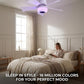 Smart Ceiling Fan Light – Bluetooth Speaker, 16M RGB Colors, E27 fit – breeze & beats in one