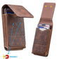 🏆 Last Day Special Price ! 🔥Waist Belt Cell Phone Pouch 📱 Multi-Pocket Leather Holster with Card Holder