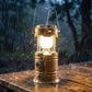 Solar Camping Lantern – Solar charging + USB charging, magnetic base & fold-out hook . Perfect for power cuts, hiking & emergencies.