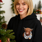 🎅CHRISTMAS SALE 50% OFF!!🎁🐄Cute Highland Cow Cozy Fleece-Lined Hooded Sweatshirt
