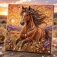🏆 Last Day Special Price🔥Highland Cow Pearl Art DIY Kit – Relaxing DIY Craft to Create Stunning Coastal Artwork