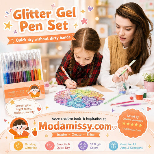 🔥LAST DAY SALE ONLY✨50K+ SOLD!🎁Glitter Gel Pen Set