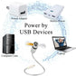 FREE SHIPPING-USB Fan with LED Clock Lighting