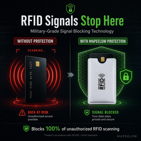 RFID Blocking Sleeves for Credit Cards- Durable and water‑repellent