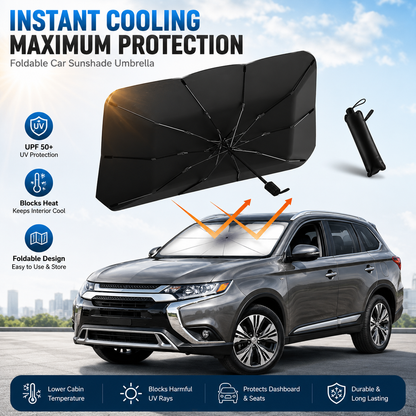 SunShade Foldable Heat Protector –  Blocks 99% of UV rays | Reflects HEAT away