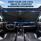 SunShade Foldable Heat Protector –  Blocks 99% of UV rays | Reflects HEAT away