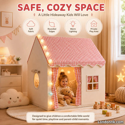 🏰 49% OFF NOW! ⏰ Children's Play Tent Castle – Spacious & easy to set up – Breathable fabric, perfect for indoor or outdoor fun – encourages imaginative play ✨🧸