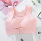 Front Closure Cross-Back Wireless Posture Bra