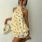 Women’s Halter Neck Mini Dress  | Elegant Summer Dress