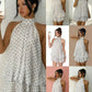Women’s Halter Neck Mini Dress  | Elegant Summer Dress