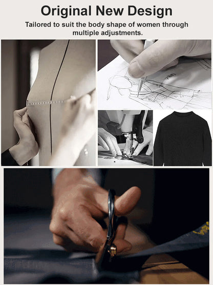 Women's Classic Elegant Turtleneck Dress