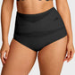🌸Last Day-As low as £6 each✨Plus-Size High-Waist Cross Tummy Control Panties