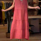 🦋 Women's cotton and linen dress, long skirt, women's clothing💕
