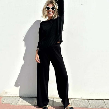 💕What should I wear tomorrow?💕Women’s Elegant Knitted Two-Piece Set