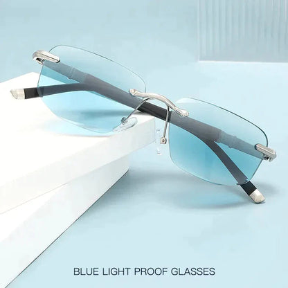 🔥Hot Sale（💥50%OFF）🔥Saffier Hoge Hardheid Anti-Blauw Licht Ver Weg en Dichtbij Leesbril Zonnebril