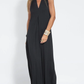 LONG SUMMER DRESS WITH CAPE - NATURAL COTTON