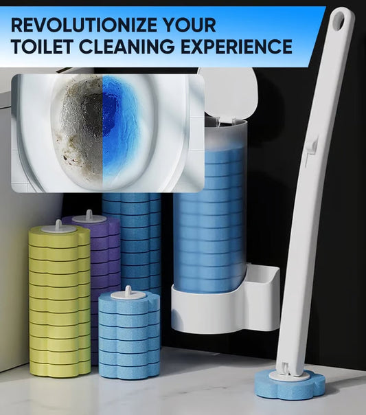 🔥LAST DAY SALE !!⚡50K+ SOLD!🚽💦Hands-Free Cleaning Gadget🧽Disposable toilet cleaning tool