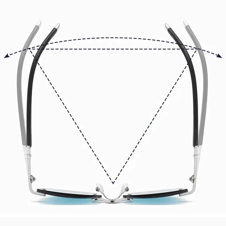 🔥Hot Sale（💥50%OFF）🔥Saffier Hoge Hardheid Anti-Blauw Licht Ver Weg en Dichtbij Leesbril Zonnebril