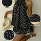 Women’s Halter Neck Mini Dress  | Elegant Summer Dress