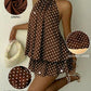 Women’s Halter Neck Mini Dress  | Elegant Summer Dress