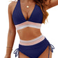 ⏳Last Day Promotion 60% OFF⛱️2026 High Waisted Tummy Control Color Block Bikini Sets