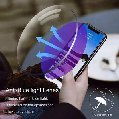🔥Hot Sale（💥50%OFF）🔥Saffier Hoge Hardheid Anti-Blauw Licht Ver Weg en Dichtbij Leesbril Zonnebril