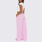 Women Striped Casual Relaxed Fit Straight Lounge Pants