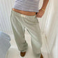 Women Striped Casual Relaxed Fit Straight Lounge Pants