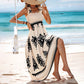 ☀️ Women's Summer Print Summer Print Sleeveless Sleeveless Flowing Long Dress 👗