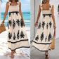 ☀️ Women's Summer Print Summer Print Sleeveless Sleeveless Flowing Long Dress 👗