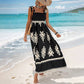 ☀️ Women's Summer Print Summer Print Sleeveless Sleeveless Flowing Long Dress 👗