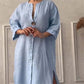 🔥BUY 2 GET 10% OFF👗Casual Breathable 3/4 Sleeves V-Neck Dress
