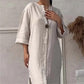 🔥BUY 2 GET 10% OFF👗Casual Breathable 3/4 Sleeves V-Neck Dress