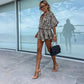 🦋Women's Leopard Print Fashion Jumpsuit Shorts🦋