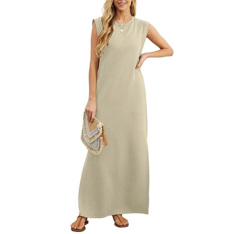 💕What should I wear tomorrow? 💕Women's Wrinkle-Free Casual Dress with Split Hem