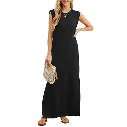 💕What should I wear tomorrow? 💕Women's Wrinkle-Free Casual Dress with Split Hem