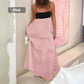 🦋Easy vacation, elegant and graceful, women's casual vacation backless cotton camisole skirt💕