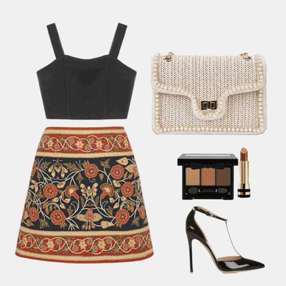 🦋Handmade women's summer straw crossbody bag💕