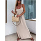 💕Loose-Fit Spaghetti Strap Maxi Dress with Side Slit💕