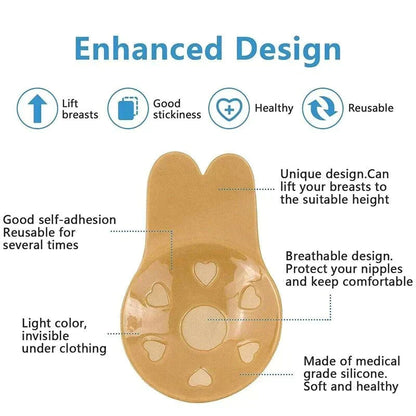 🦋Self adhesive silicone bra, fall in love as soon as you wear it!💕