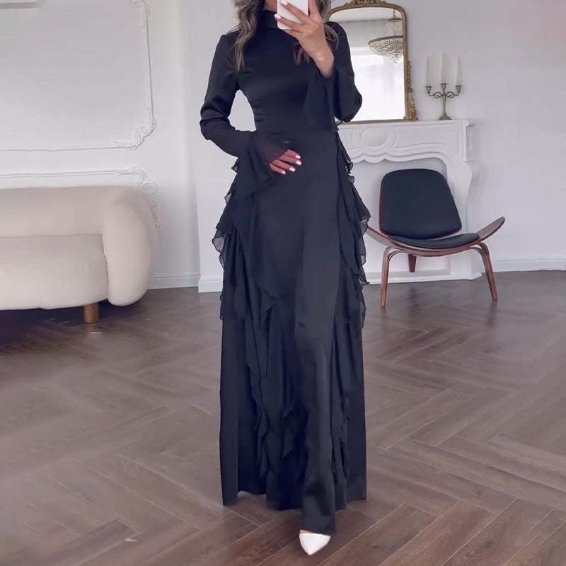 💖Limited Sale 50% OFF💖Chic Flowy Glossy Dress for Women